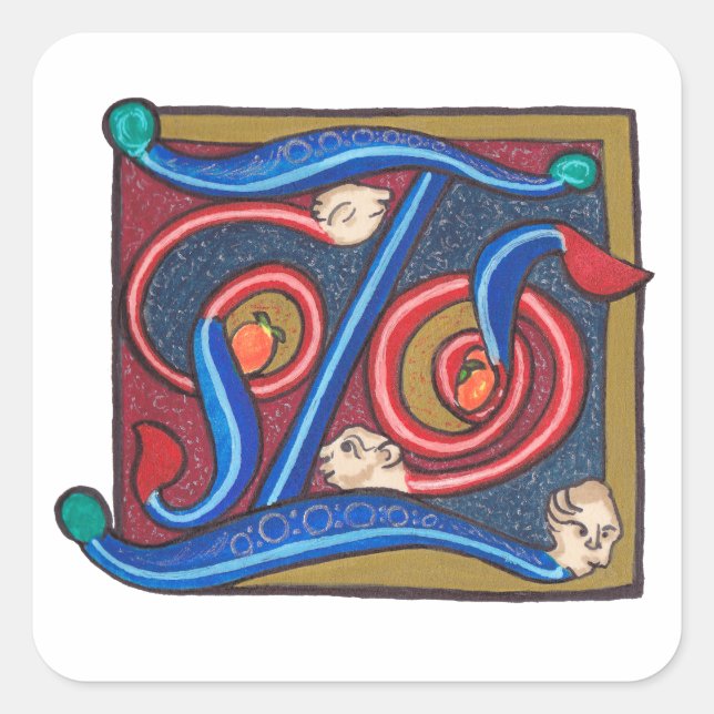 Z - MINIATURE SQUARE STICKER (Front)