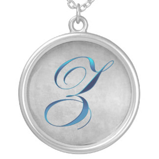 Z Monogram Pendant Necklace