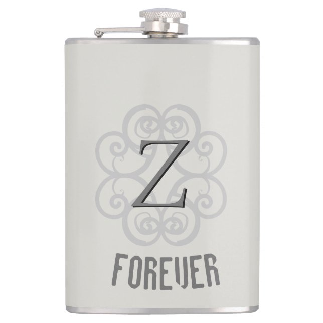 Z-Monogrammed Forever Flask (Front)