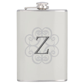 Z-Monogrammed Hip Flask