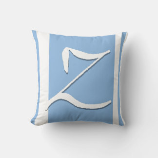 Z Monogrammed Pillow