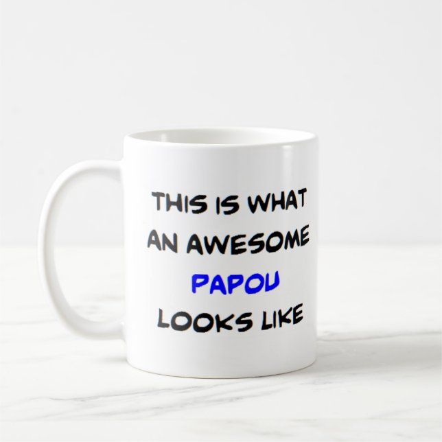 z papou, awesome coffee mug (Left)