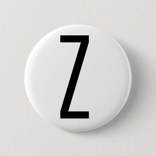 Z PINBACK BUTTON (Front)