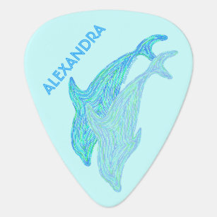 Dolphin In Ocean Guitar Picks & Guitar Accessories