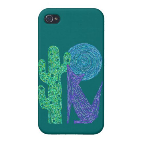 Z Purple Coyote Wolf SAVVY iphone4 Cute Colorful Case For iPhone 4
