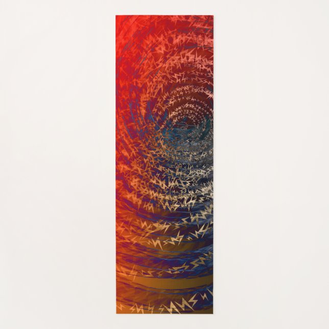 Z Spiral - Yoga Mat (Front)
