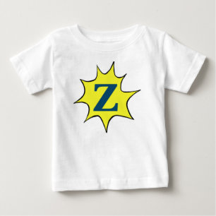 Z Sunburst Motif Baby T-Shirt