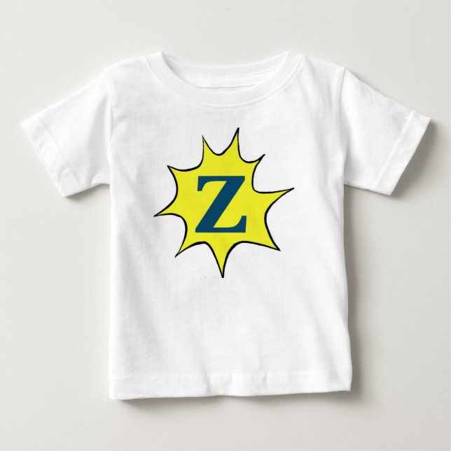 Z Sunburst Motif Baby T-Shirt (Front)