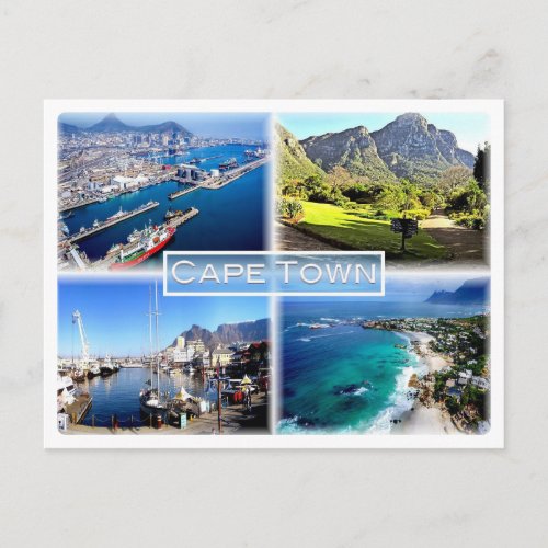 ZA Cape Town _ Port of Cape Town _ Clifton _ Postcard
