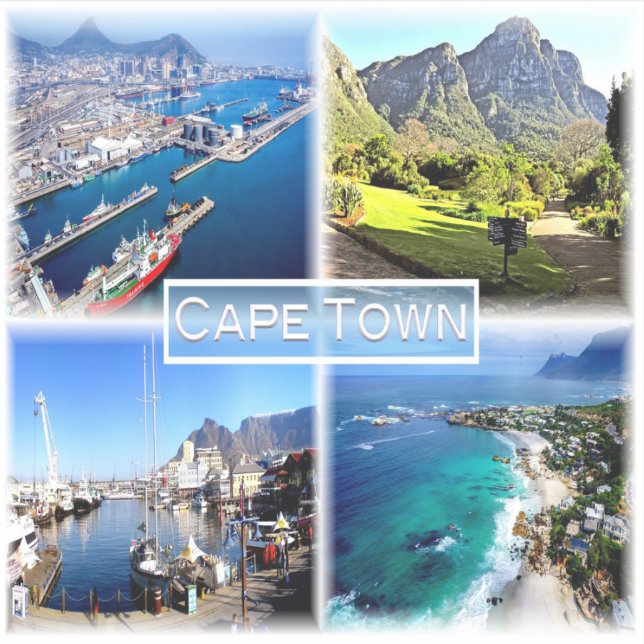 ZA Cape Town - Port of Cape Town - Clifton - Sticker (Front)