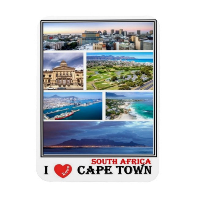 ZA South Africa - Cape Town - Magnet (Vertical)