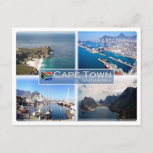 ZA South Africa _ Cape Town _ Postcard
