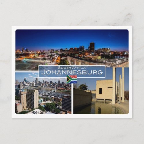 ZA South Africa _ Johannesburg Joburg _ Postcard