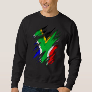 Za Zaf South African Flag Of South Africa Sweatshirt