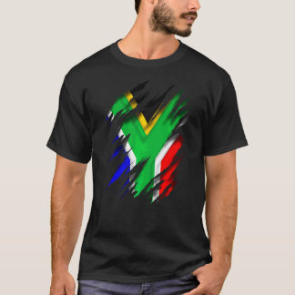 Za Zaf South African Flag Of South Africa T-Shirt
