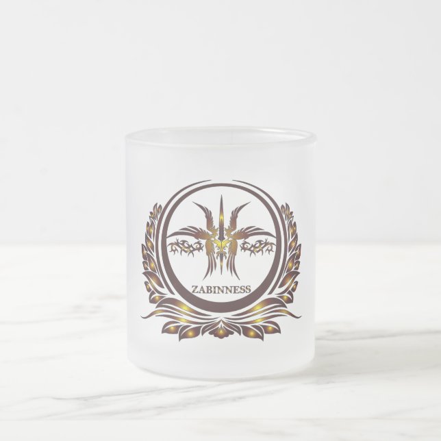 Zabinness Glass Mug (Center)