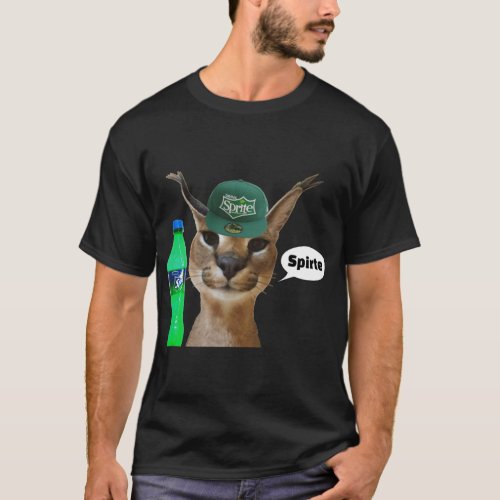Zabloing Big Floppa Cat Meme Spirte Fanter series T_Shirt