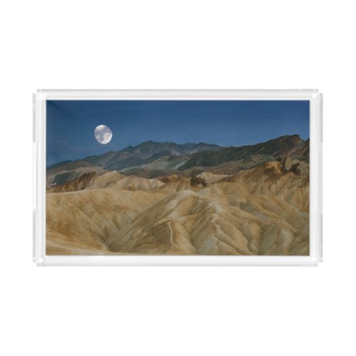 Zabriskie Point  Death Valley National Park Acrylic Tray