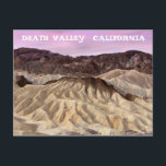 Zabriskie Point Death Valley National Park Postcard<br><div class="desc">Hello! Hope you like this photo I took on my travels! Feel free to add your own text and check my shops for more!</div>