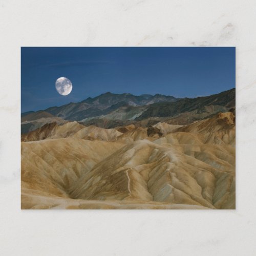 Zabriskie Point  Death Valley National Park Postcard