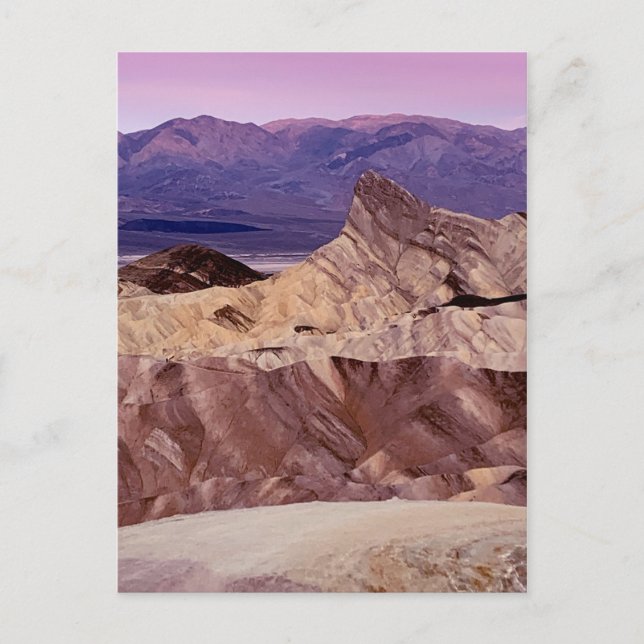 Zabriskie Point Death Valley National Park Postcard (Front)