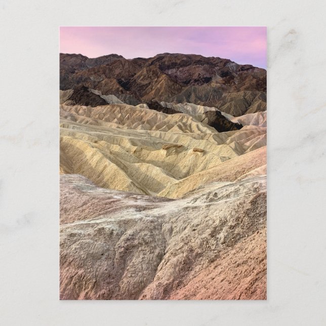 Zabriskie Point Death Valley National Park Postcard (Front)