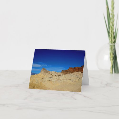 Zabriskie Point Death Valley Note Card