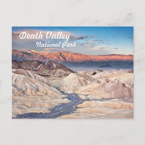 Zabriskie Point in Death Valley Postcard