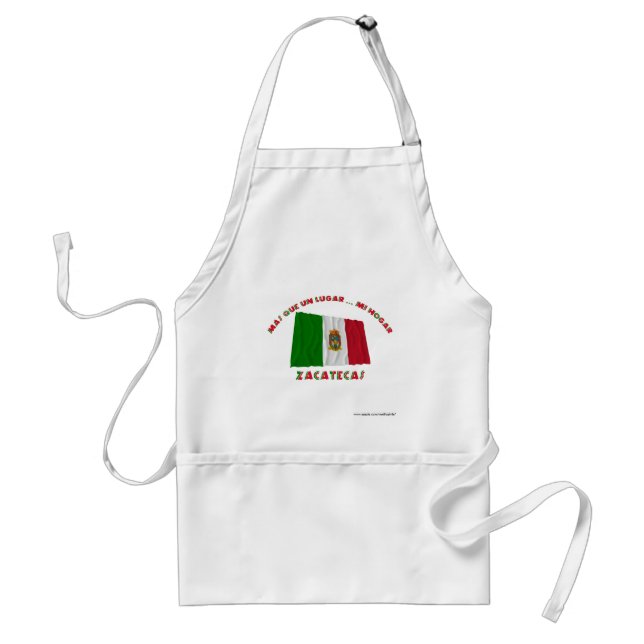 Zacatecas - Más Que un Lugar ... Mi Hogar Adult Apron (Front)