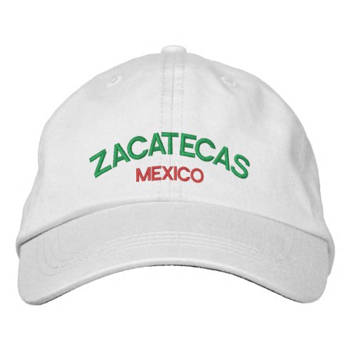 Zacatecas Mexico Personalized Adjustable Hat