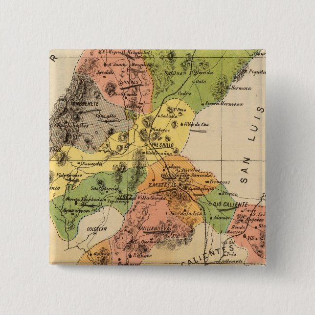 Zacatecas, Mexico Pinback Button (Front)