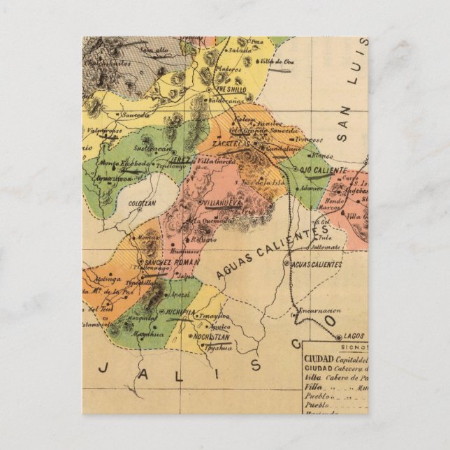 Zacatecas, Mexico Postcard (Front)