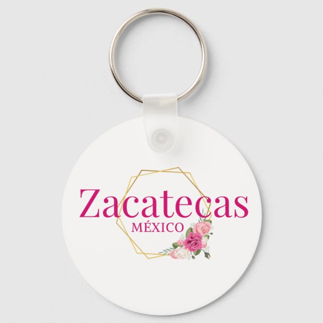 Zacatecas Mexico Travel Destination Bridesmaid  Keychain (Front)