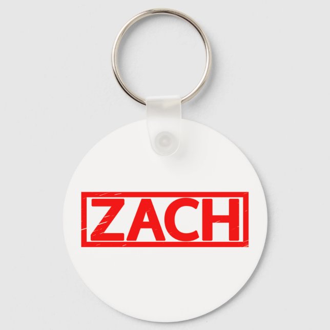 Zach Stamp Keychain (Front)