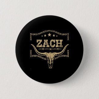 Zach Vintage Design Men Women Kids Button