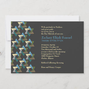 Zachary Elijah Custom Revised Invitation