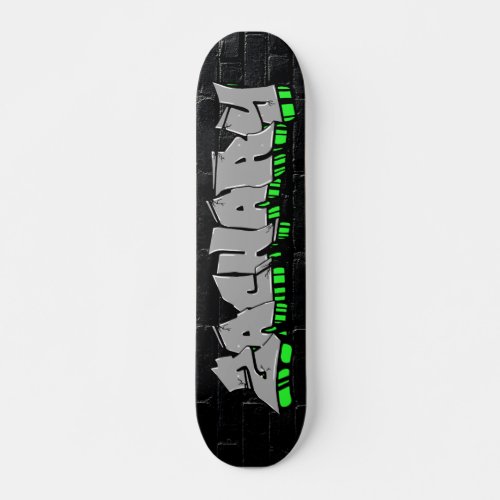 Zachary Graffiti Custom Personalized Skateboard