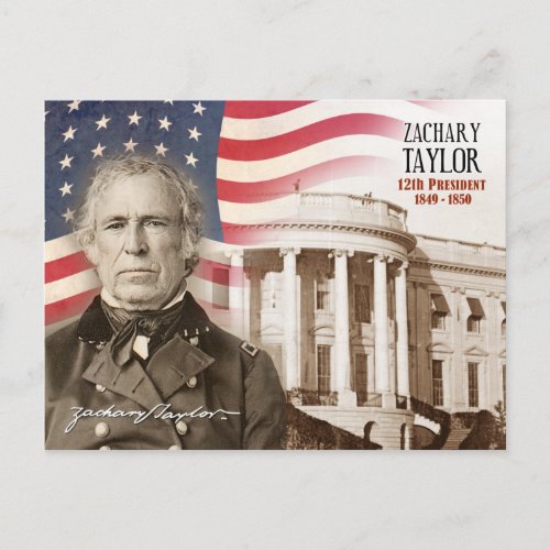 Zachary Taylor _ 12th President of the US Postcard