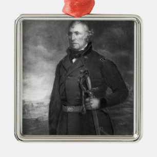 Zachary Taylor, 12th President of the United State Metal Ornament