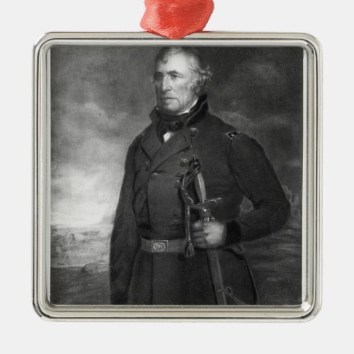 Zachary Taylor 12th President of the United State Metal Ornament