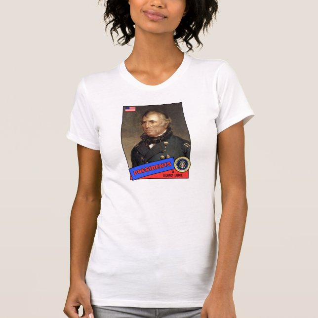 Zachary Taylor Baseball Card T-Shirt (Front)