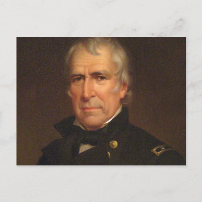 Zachary Taylor Postcard (Front)