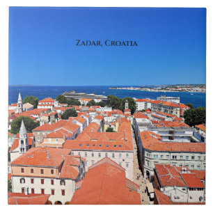 Zadar, Croatia landscape Ceramic Tile