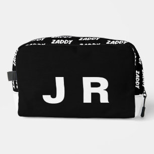Zaddy Black Personalized Dopp Kit