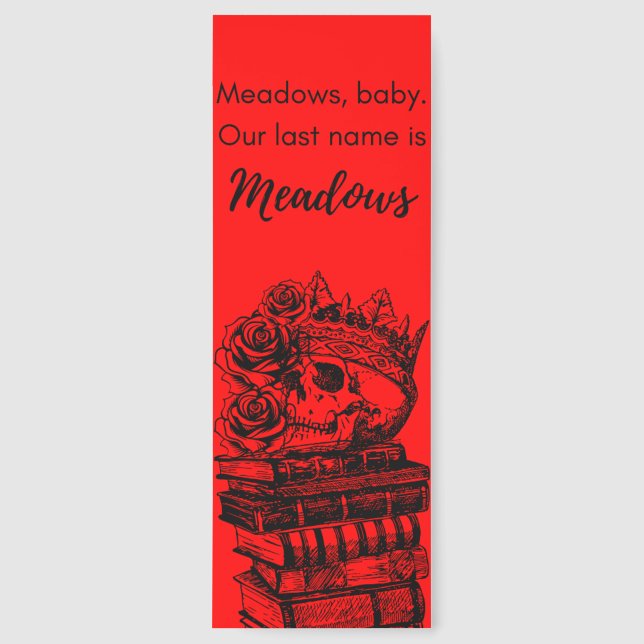 Zade Meadows Dark Romance Bookmark (Front)