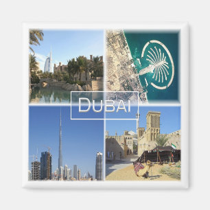 zAE005 DUBAI, United Arab Emirates, Fridge Magnet