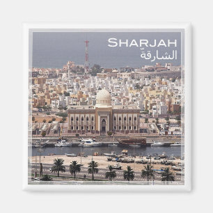 zAE021 SHARJA center city, UAE, The Middle East,  Magnet