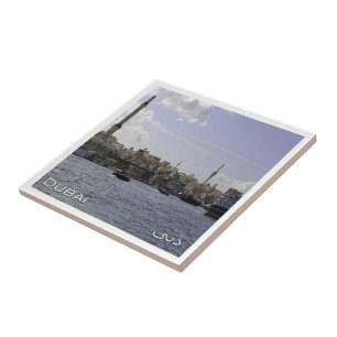 zAE047 DUBAI creek, UAE, The Middle East, Ceramic Tile