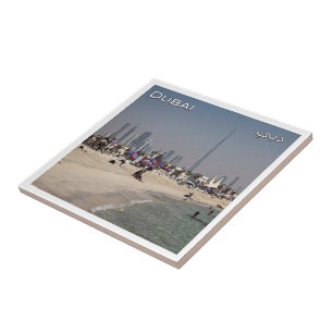 zAE048 DUBAI, beach in Jumeira, The Middle East, Ceramic Tile