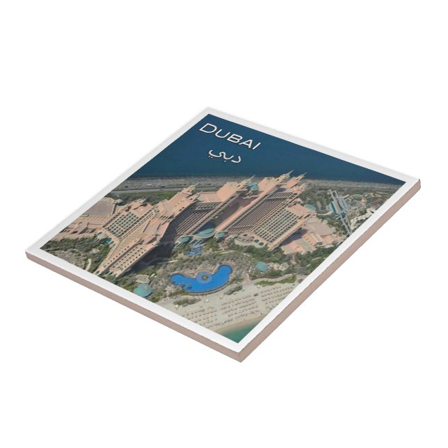 zAE049 DUBAI in ATLANTIS, UAE, Ceramic Tile (Side)